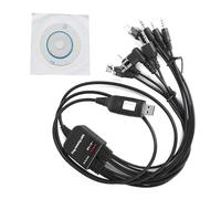 Domasvmd Câble de programmation USB avec 8 connecteurs différents pour plusieurs radios