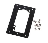 Domasvmd Cadre en métal pour fixer l'alimentation 1U dans une armoire de bureau 2U Support d'alimentation 1U