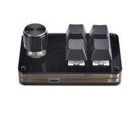 Domasvmd Clavier de programmation macro 2/3/4/5 touches 1 bouton pour clavier mécanique pour clavier de jeu à chaud et contrôle manuel