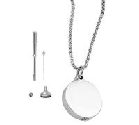 Domasvmd Collier avec pendentif urne funéraire en forme de chat galvanisé pour animal domestique