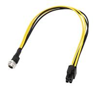 Domasvmd DC5525 Câble adaptateur d'alimentation 4 broches vers 4 broches pour CPU 4 broches 4 broches Câble d'extension de connecteur d'alimentation DC12V vers CPU 4 broches 4 broches