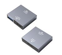Domasvmd Hub de type C femelle vers USB 3.0 + adaptateur de type C femelle, répartiteur USB, transfert de données rapide, hub alimenté par USB 3.0