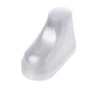 Domasvmd Lot de 10 pieds de bébé en plastique transparent pour ranger des chaussons de bébé, des chaussures, des chaussettes, des lotions pour rouleaux à cheveux