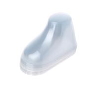 Domasvmd Lot de 10 pieds de bébé en plastique transparent pour ranger des chaussons de bébé, des chaussures, des chaussettes, des lotions pour rouleaux à cheveux