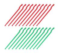 Domasvmd Lot de 20 dégorgeoirs de pêche portables en plastique pour retirer les hameçons