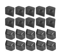 Domasvmd Lot de 4/20 touches de clavier de jeu XDA 1U 1 couche transparente rétroéclairée pour clavier mécanique 1U