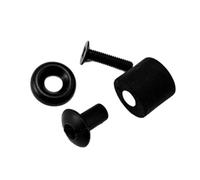 Domasvmd Lot de 4 ensembles de vis tactiques noires à tête fendue, vis à tête cruciforme, étui en cuir Kydex, ensemble de vis de poche/ceinture de fixation