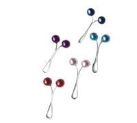 Domasvmd Lot de 5 foulards pour femme islamique avec clips en U et paillettes colorées imitation africaine pré-enveloppés