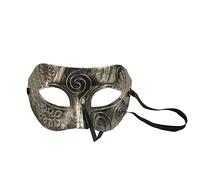 Domasvmd Masque de bal masqué pour homme - Masque antique vintage - Demi-masque de fête - Accessoires de costume d'Halloween - Masque antique - Demi-masque pour Halloween