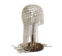 Domasvmd Perles sophistiquées et glands - Accessoire de cheveux doux et délicat pour les spectacles sur scène