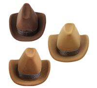 Domasvmd Présentoir à bijoux pour étui à bijoux tendance pour chapeaux de cowboy créatifs boîtes pour plusieurs bagues