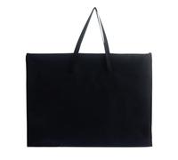 Domasvmd Sac de transport imperméable de grande capacité pour affiche - 70 x 52 cm - Pour fournitures artistiques - Avec poches extérieures et poignée, Noir