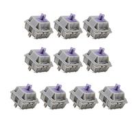 Domasvmd SP-Star Aixs Lot de 10 commutateurs linéaires orange gris pour clavier mécanique 5 broches 57 g 67 g