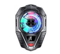 Domasvmd Ventilateur de refroidissement pour téléphone portable avec lumière LED pour regarder des jeux vidéo