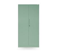 Armoire de Bureau C34 Métallique Armoire à Dossiers Armoire à Outils 185 x 90 x 45 cm, Vert pastel