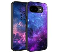 DOMAVER Coque pour Google Pixel 10a, Phosphorescente Lumineuse dans Le Noir, Protection Anti-Choc Militaire, Bord Placé, Design Nébuleuse Bleue Lumière, Anti-Rayures Antidérapant, Housse Téléphone