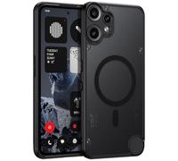 DOMAVER Nothing CMF Phone2 Pro 5G Coque de protection pour Nothing CMF Phone2 Pro 6,67" - Compatible avec MagSafe - Matériau transparent mat - Protection complète magnétique - Noir