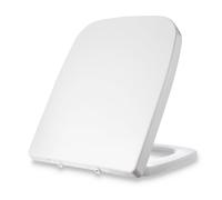 Dombach Lamera Abattant WC avec Frein de Chute - Premium - Siège de Toilette Antibactérien - Forme rectangulaire