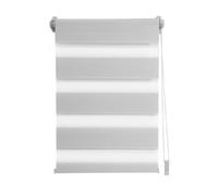 DOMDECO Store jour et nuit sans perçage - Gris clair - 52x190 cm