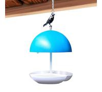 Dome Bird Feeder, Hummingbird Waterer, Hanging Outdoor Bath Bowl for Garden, Yard, Patio, Backyard, Wild Bird Feeding Station, Decorative Birdbath for Birds Outdoors, 6.3x6.3x10.24in