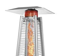 Dôme Chauffant Au Propane - Pièces De Rechange Carrées Pour Chauffage Extérieur Avec 3 Trous Pré-percés | Déflecteur De Chaleur Durable Pour Cheminée Domestique