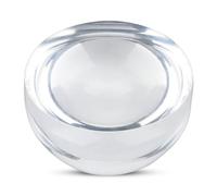 Dôme d'agrandissement, 78 x 50mm / 3,07 x 1,97 Pouces 6X Papier Portable Optique de Lecture Dôme d'agrandissement en Acrylique Portable Loupe en Verre Pouch Table d'agrandissement