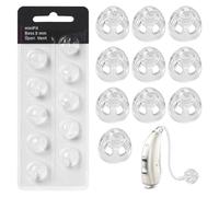 Dôme D'aide Auditive, 10 pièces Dômes pour Appareils Auditifs, Embout Appareil Auditif, Parfaitement compatible avec les appareils auditifs pour Oticon MinIFIT, transparent, matériau en silicone.