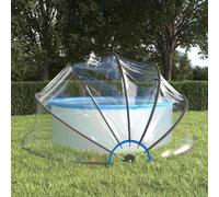 Dôme de Piscine 440x220 cm Transparent Couverture Tente Extérieur vidaXL
