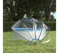 Dôme de Piscine 440x220 cm Transparent Couverture Tente Extérieur vidaXL