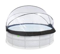 EXIT Toys Dôme de Piscine ø427cm - pour piscines Intex/Bestway - Eau Propre et Chaude - Installation Facile et Pliable - Parfait pour Les Jours Frais et Les Soirées - Abri de Piscine Universel