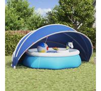 vidaXL Dôme de piscine transparent 405 x 405 x 192 cm PVC