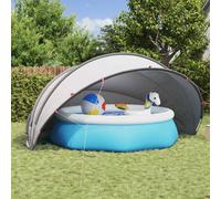 vidaXL Dôme de piscine transparent 405 x 405 x 192 cm PVC