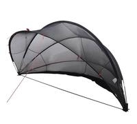 Dôme de piscine pliable - vidaXL - 405x405x192 cm - Noir - Polyester avec revêtement PU - Résistant à l'eau