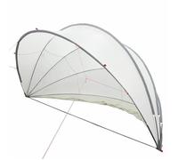 Dôme de piscine pliable - vidaXL - 430x430x210 cm - Gris et orange - Polyester avec revêtement PU - Résistant à l'eau
