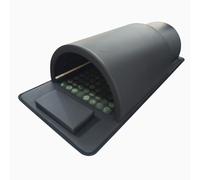 Dôme de sauna 1200W Avec oreiller et coussin chauffant，Spa professionnel à domicile，Température de la cabine réglable de 25 à 90 °C，Température du coussin chauffant réglable de 25 à 70 °C Black