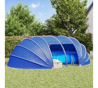 vidaXL Entourage de spa 41454 – Cadre en acier, rangement intégré, poly rattan Noir