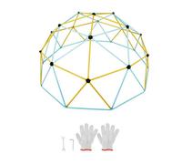 Dôme D'escalade De 3 M-Duoku-Centre De Jeu À Dôme Géométrique-Supportant 340 Kg Pour Enfants De 3 À 10 Ans-Assemblage Facile