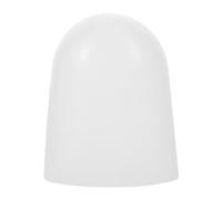 Dôme Diffuseur de Lampe Torche en Silicone Blanc Anti-éblouissement | Capuchon Souple Protecteur, Usage pour Tentes de Randonnée et Activités Nocturnes Prolongées, Format 3,9-4,3cm