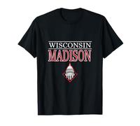 Dôme du Capitole du Wisconsin Madison Vintage Athletic T-Shirt