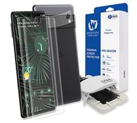 DOME GLASS [Sans bulle, sans glissement Whitestone Screen Protecteur pour Google Pixel 6Pro, Bouclier en verre trempé avec technologie de dispersion liquide Smart Phone Screen Guard - Deux packs
