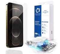 Dôme Glass Screen Protector pour iPhone 12 Pro max, protection d'écran en verre trempé avec technologie de dispersion liquide [kit facile à installer] Smart Phone Screen Guard - One Pack