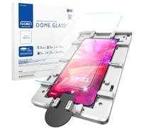 DOME GLASS Whitestone [Couverture complète parfaite] Protecteur d'écran en verre trempé pour Samsung Galaxy S25 avec lampe UV [Lot de 2]