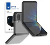 DOME GLASS Whitestone Premium Film pour Samsung Galaxy Z Flip 4(2020) Film de protection d'écran en TPU avec charnière Film de protection antichoc, HD transparent, film auto-cicatrisant - Lot de 1