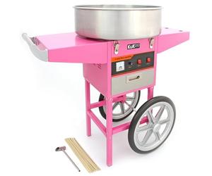 Dôme Protecteur Couvercle en Acrylique pour Machine à Barbe à Papa 53 cm Thermorésistant Ouverture Arrière Hygiène et Protection Anti-Poussière CHRD HORECA [Doseur & Bâtons INCLUS]