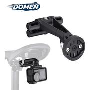 DOMEN - support de lampe de selle de vélo, support de tige de selle de vélo, feu arrière pour Garmin Varia Radar rétroviseur RVR315 RTL510 515 500 Noir