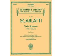 Domenico Scarlatti 60 Sonatas, Books 1 And 2 Schirmer Library Of Musical Classics Vol. 2063 Piano Sheet Music Collection For Advanced & Intermediate Pianists