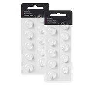 Domes anti-bruit pour les remplacements Oticon Minifit Double Vent Bass Domes (10 mm/Lot de 2), Dôme universel pour les accessoires d'aide auditive Oticon
