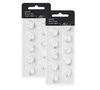 Domes auditifs pour les remplacements Oticon Minifit Double Vent Bass Domes (8 mm/Lot de 2), Dôme universel pour les accessoires d'aide auditive Oticon