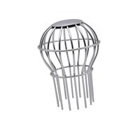 Dômes en acier - Protection des canalisations - Feuille ronde - Défense efficace - Accessoire de gouttière - Anti-rouille - Avec filtre anti-débris