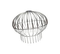 Dômes en acier - Protection des canalisations - Feuille ronde - Défense efficace - Accessoire de gouttière - Anti-rouille - Avec filtre anti-débris